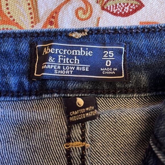 Like new Abercrombie & Fitch jean shorts. - Picture 2 of 3